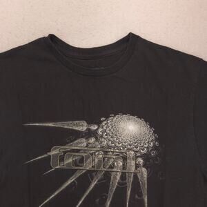 Tool Band Short Sleeve Crew Neck Casual Graphic T Shirt Mens Size Medium M Black